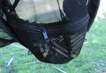 This zipper is perhaps the only weak link in the product. It doesn't seem real hardy. But you could pin it shut just as easily if it failed. 