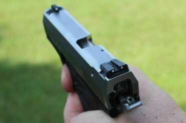 Boberg XR9-S The Bullpup Pistol Review The sights are dovetailed in and drift adjustable, though