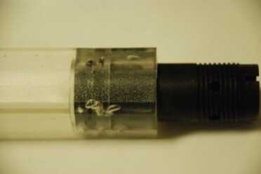 A New and Improved UTS-15 (New Gun Review) How responsive is UTAS? After the third tube loosened in the frame, they cast some in clear polymer to identify the problem. What was wrong? These tiny bubbles aren't supposed to be there. Replicating the problem means they now know how to prevent it. (Photo Courtesy of UTAS-USA)