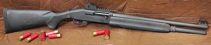 The only catch with the semi-auto is you don't have a pump to cycle. That sound alone is a great threat deterrent.