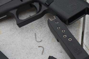GLOCK 42 7+1 DIY Mag Mod Make small cuts first. You can always take more off, but it is difficult to put more back on.