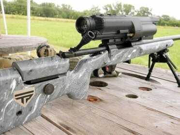 TrackingPoint Review - 70% First Hit Sniper Accuracy at 1,000 Yards! The TP 300H scope zooms from 6 to 30X.