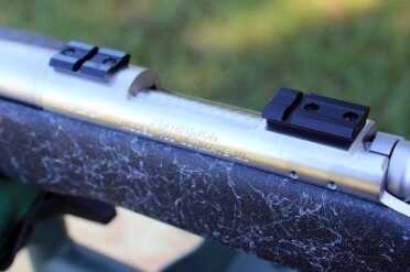 Remington 700 scope mounts work on this 700, too. 