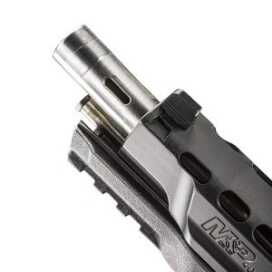 Smith & Wesson’s M&P Performance Center Ported Model Is One Flat Shooter The ported barrels aren't just for looks. As you'll see, this gun shoots flat.
