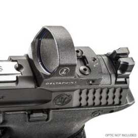 Smith & Wesson’s M&P Performance Center Ported Model Is One Flat Shooter The gun includes five different mounting plates that will accomodate six different red dot optics.