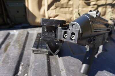 With Atlantic's folding stock adapter, the gun becomes even more versatile.