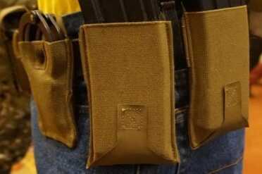 The body of the pouches is military grade elastic. The rest is ULTRAcomp. 