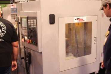 CNC Machine on the SHOT Show floor!