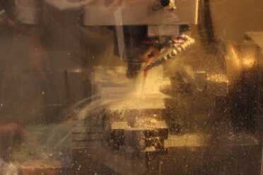 A lower being cut. 