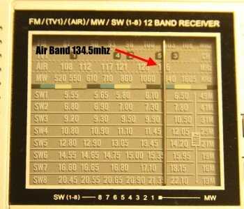 If you search Ebay or Amazon for "air band radio," you'll find some hand helds that are under $100, but it's a lot for a cheap little radio.