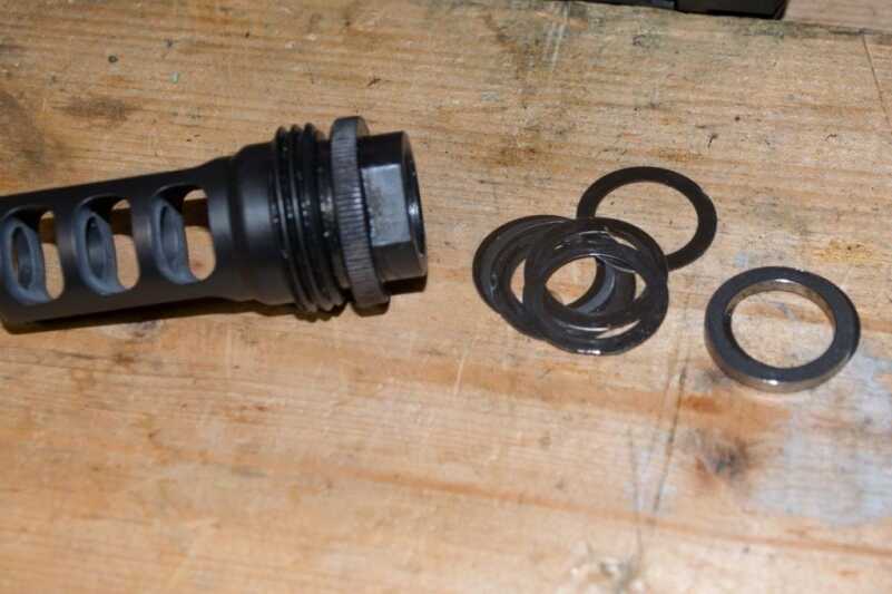 SilencerCo Specwar 762: One Versatile Rifle Suppressor If you need to align a muzzle brake be sure to use flat spacer washers and not a compression washer.