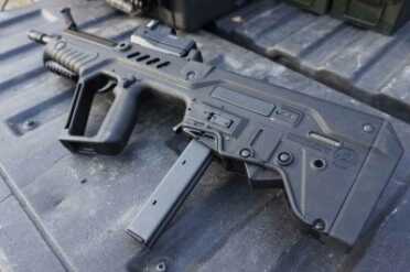 Israel Defense Forces IWI Tavor Review The converted Tavor looks strange, but it works well.