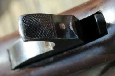 Detail on the hammer. 
