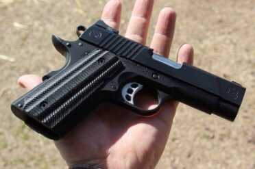 The Single Stack 9mm Perfected--Nighthawk T4 While it isn't as small as the new line of single stack 9mms, it isn't as big as you would think. The T4 is easily concealable and shoots rings around the plastic pistols.