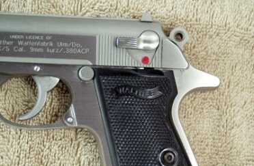 There are no ambidextrous controls for lefties like me. However, I carry with the safety off and have no trouble reaching the magazine eject button with my trigger finger.