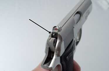 The loaded chamber indicator is easy to see and feel.