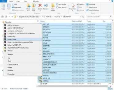The SurvivalRing .exe files didn't work on my computer, so I just used Winrar to unzip them manually. 