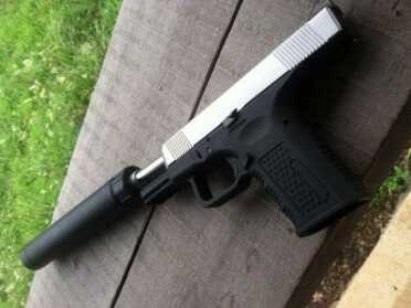 Lone Wolf slides have many different serration patterns. This one is tame, but still offers extra options for control.