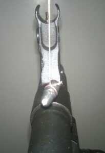 A canted front sight will make accuracy hard to achieve.