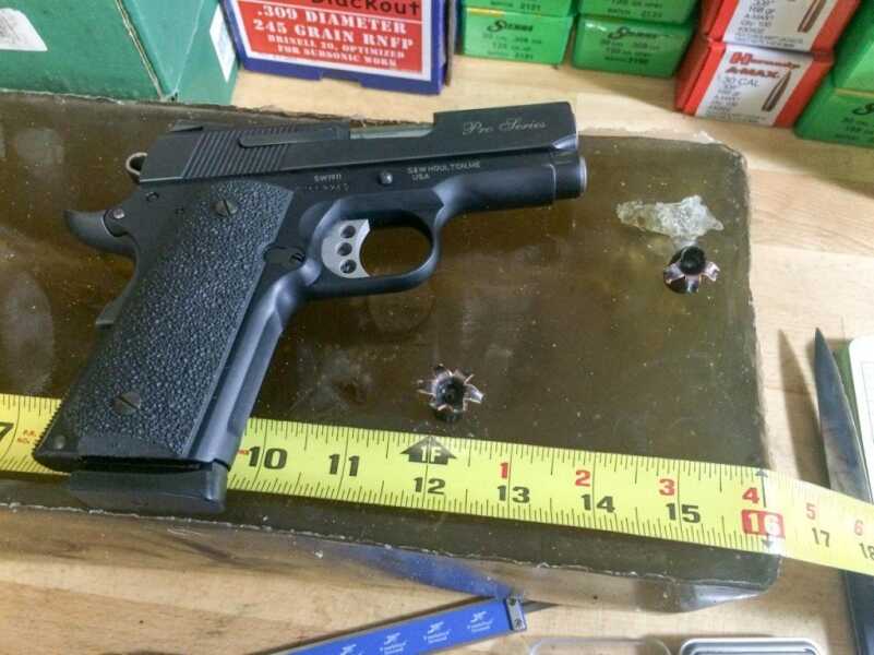 The Ultimate 1911 Family Ballistics Guide I got good expansion and penetration even from the Pro Series model with its three-inch barrel.