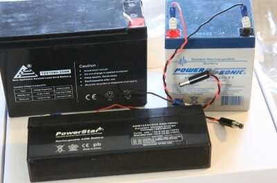 These the three sizes of sealed lead acid batteries linked to the left here. 