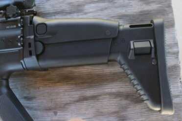 FN SCAR 17: The Quest for the Perfect Semi-Auto Battle Rifle The stock adjusts easily.