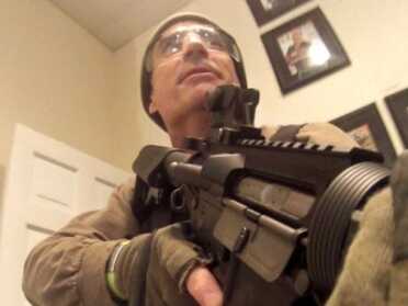 A look at the armed assailant., Shaw Clary, who is a SWAT team member.