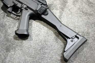 CZ Makes it Official: Scorpion and 805 Bren Carbines Incoming — SHOT Show 2016 The new side-folding stocks.