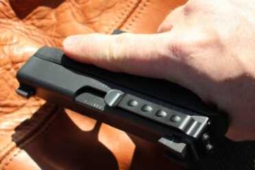 Techna Clip--Deep Concealmeant Ample room on the frame.