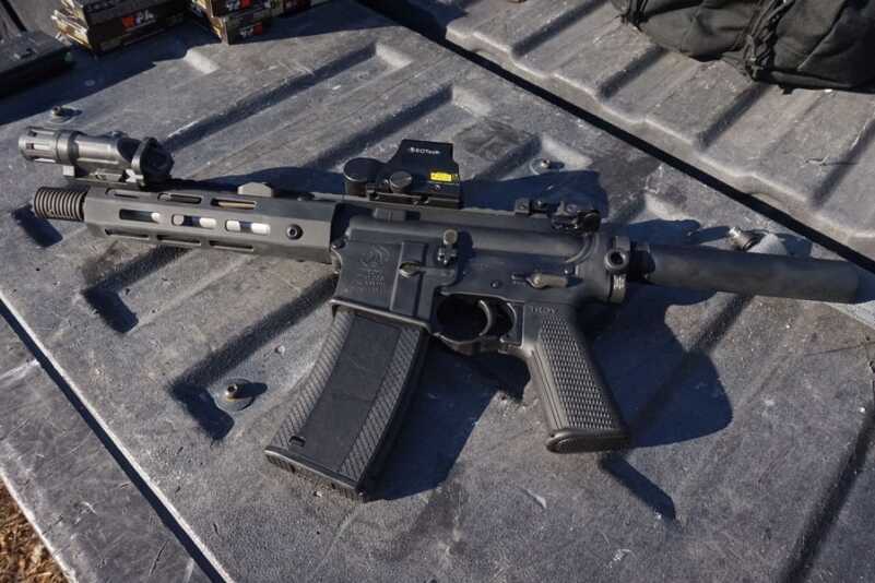 The Troy P7A1. Troy's legendary SBR build quality in a pistol package. 