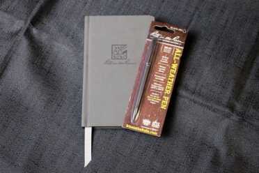 SHOT Show Top 5 Under 0.00 Rite in the Rain, the All-Weather Pen and the Centennial Book.