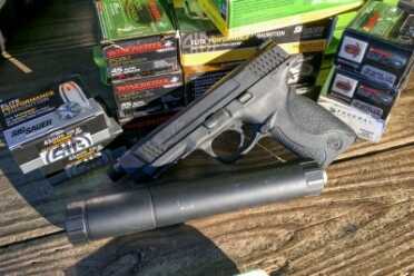Gun Review: Smith & Wesson M&P 45 Threaded I shot the M&P 45 Threaded with a broad assortment of .45 ACP ammo ranging from 185-grain to 230-grain loads.