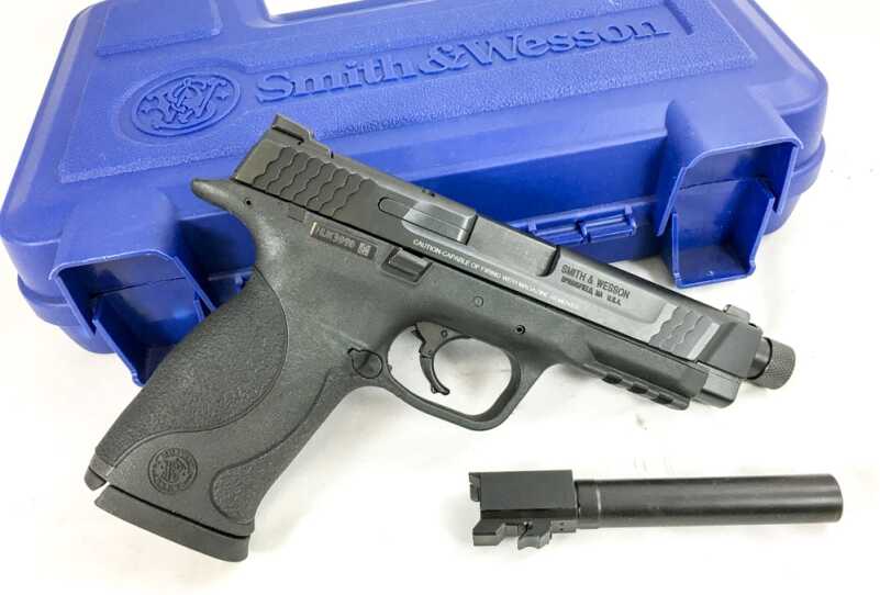 Gun Review: Smith & Wesson M&P 45 Threaded The Smith & Wesson M&P 45 Threaded Kit (threaded barrel installed, standard barrel shown below)