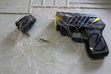 The Taser Pulse for Civilians The wires of the taser deliver a 30 second continuous shock.