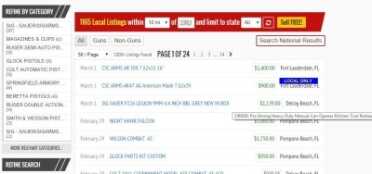 Local Sales Are NOW Always FREE on GunsAmerica For buyers, the local results are great because you can see ads by date, to be able to snatch the good deals first. For sellers, you'll find the buyers looking for what you are selling, at your price, with the ad lasting as much as 90 days. FOR DEALERS, unlimited NATIONAL ads will show up in local, until you sell it!