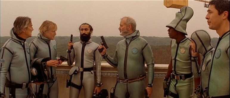 The Zissou team on a rescue mission. 