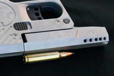 Heizer POCKET AK and POCKET AR Gel Test once the 223 is chambered less than an inch of barrel is available before porting.