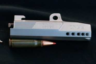 Heizer POCKET AK and POCKET AR Gel Test The 76 2 x 39 has a small amount of barrel before the porting begins.