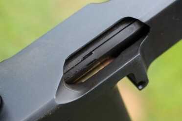 The bolt, and extractor. 