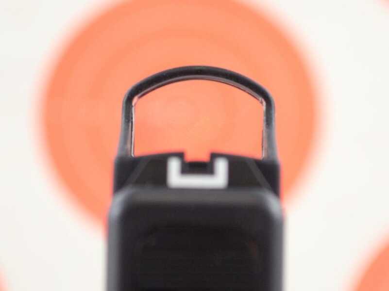 The window is huge compared to some other mini sights on the market. 