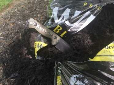 I freaked out my GF's mom when I pulled out the TASS to help with the gardening work. LOL. 