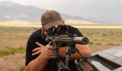 the AXTS SPR delivers long-range 5.56mm performance. Engaging steel at 300 yards, the AXTS SPR was stable and accurate, even when used from improvised positions. 