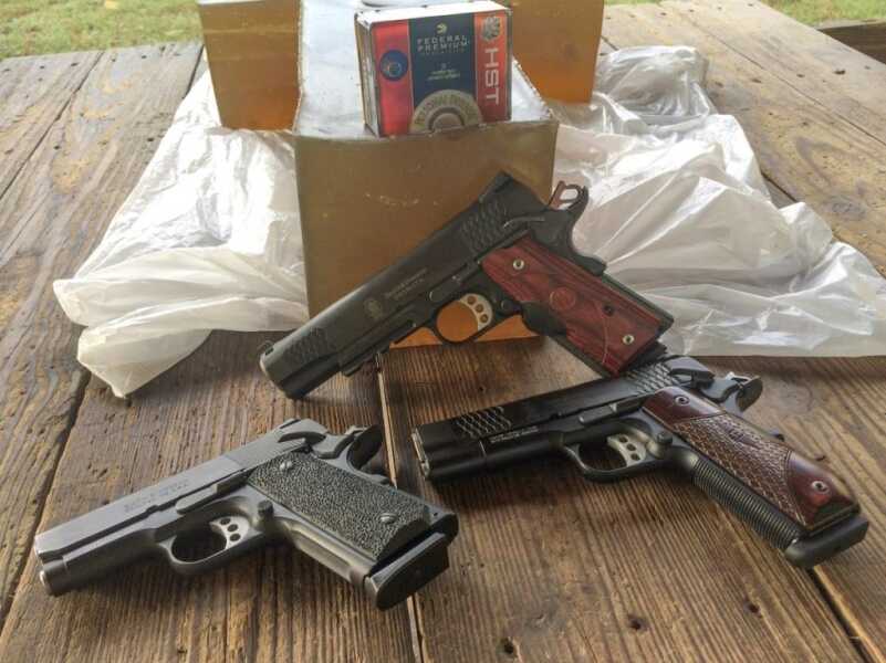 Ammo Test: .45 ACP HST—Federal's Flying Ashtray! I did gel testing with a trio of Smith & Wesson 1911s of different size.