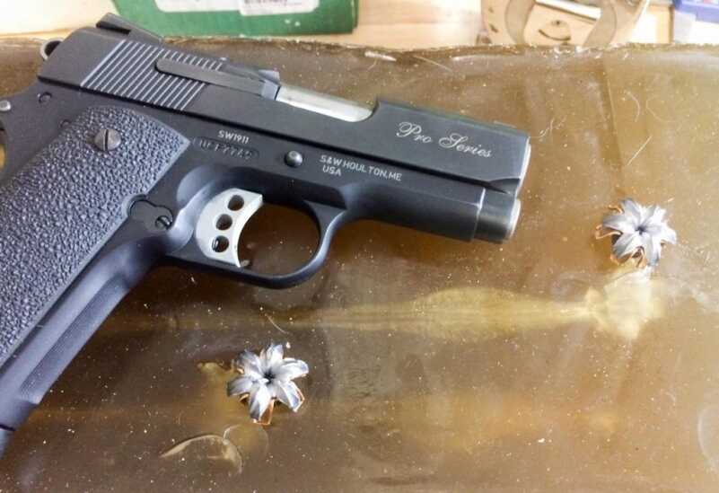 Ammo Test: .45 ACP HST—Federal's Flying Ashtray! Even when fired from the short barrel Pro Series, bullets expanded to double original diameter.