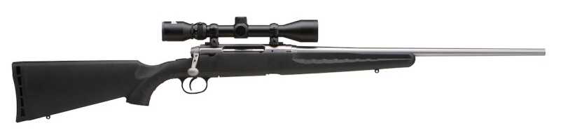 Savage Rebate Season - 110 Actions, Axis, Rimfires - How to Pick a Savage The Axis series offers a lot of bang for the buck. The XP stainless steel variant comes standard with a mounted and boresighted 3-9X scope.