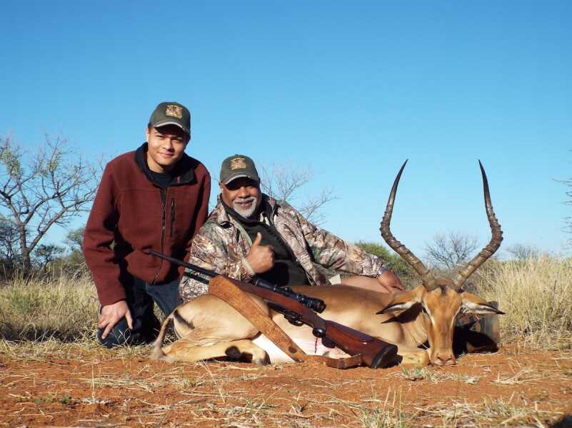 The safari was a bonding experience for the author and his son, and a memory they no doubt will both cherish.