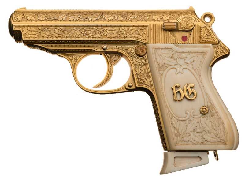 Engraved, Gold-Plated Goering Gun at Auction goering gun (3)