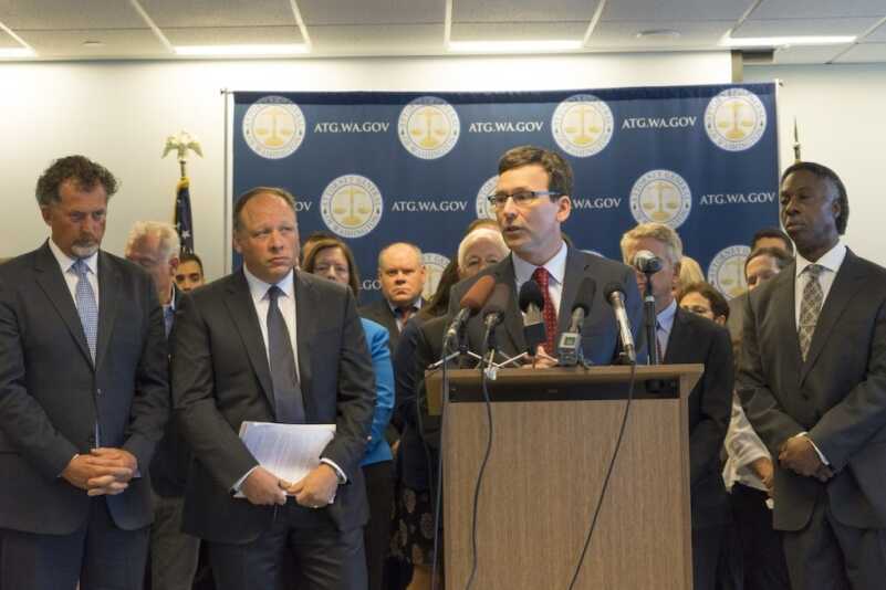 Washington A.G. to Lead Charge on Banning ‘Assault Weapons, High-Cap Mags’ Washington Attorney General Bob Ferguson announcing his intent to ban "assault weapons" and "high-capacity magazines." (Photo: atg.wa.gov)
