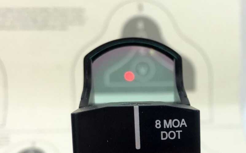 Optics Buying Guide: Holographic and Red Dot Optics The precision of even an 8 MOA red dot sight is matched with the accuracy of most handguns.