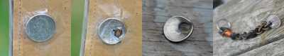 Step 1: tape quarter well, preferably over a backer like a stick so that it wont go flying when you shoot it. Step 2: shoot it (the fun part). Step 3 flatten it in a vice or with a hammer. Step 4: Make something fun with it. We made a keychain for a friend who lost his quater that he shot. 